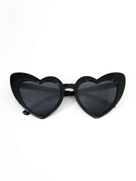 Arta Heart Sunglasses Black Heart Sunglasses Sunglasses Edgy Woman