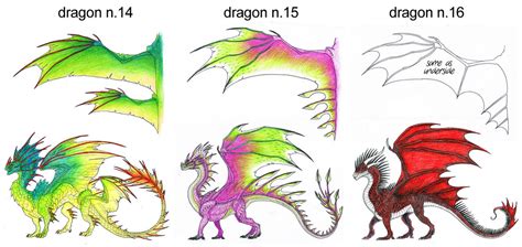 Dragon Color Designs 141516 By Bravebabysitter On Deviantart
