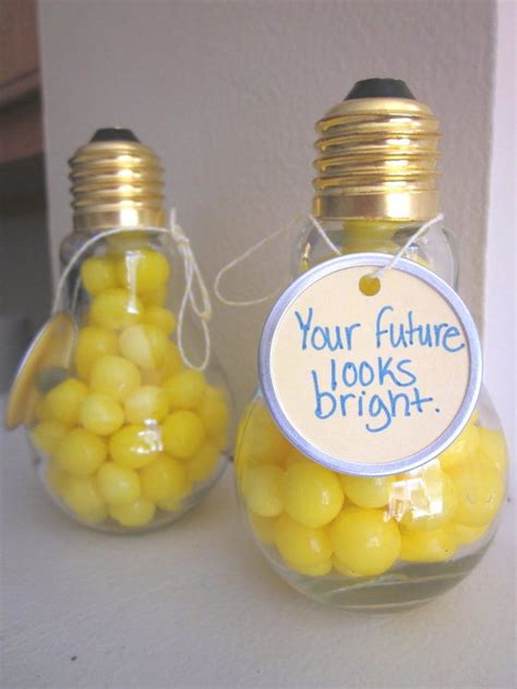 Gift ideas for graduation party. 12 Bright Ideas for Light Bulb Jar Gifts | Graduation ...