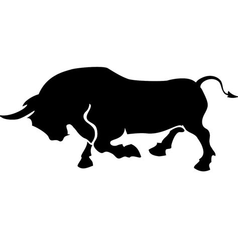 Bull Vector Silhouette Silhouette Bull Tattoos Taurus Tattoos