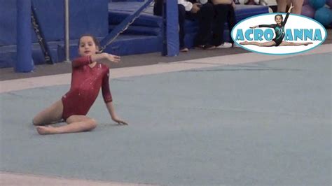 Annie The Gymnast Usag New Level 5 Gymnastics Meet 4 Acroanna Youtube