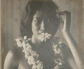 Tahitian Girl Adolphe Sylvain Photographer Tahiti Hawaiian Culture