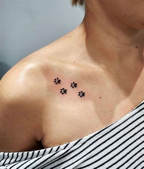 The Cutest Paw Print Tattoos Ever Page The Paws Pawprint