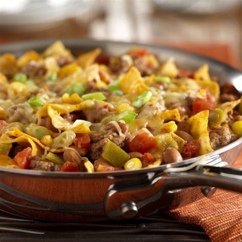 One of my easiest ground beef recipes, it's perfect for a weeknight dinner. Beef Taco Skillet | Recipe | Healthy superbowl appetizers ...