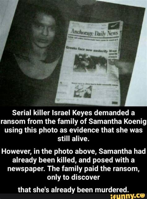Serial Killer Israel Keyes Demanded A Ransom From The Family Of Samantha Koenig Using This Photo