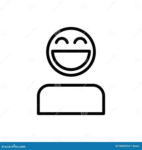 Smile Icon Happy Face Icon Vector Illustration Stock Vector