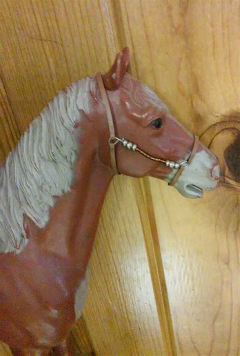Johnny West Marx Horse Custom Three Halters With Beads