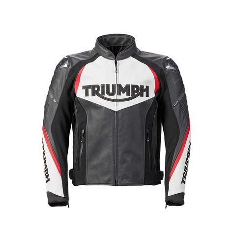 Triumph Triple Sport Leather Motorcycle Jacket Triumph Bonneville