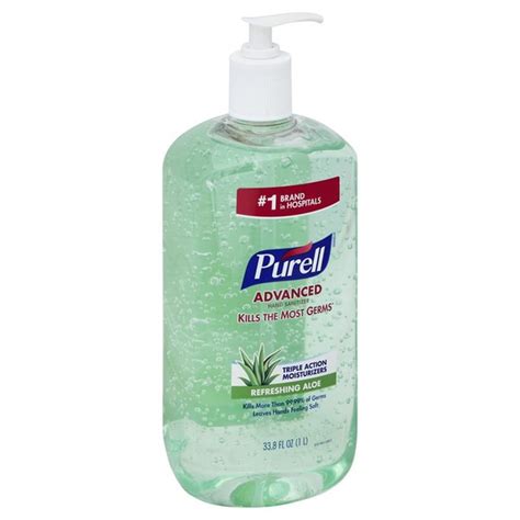 Purell Hand Sanitizer Advanced Soothing Gel 33 8 Fl Oz Instacart