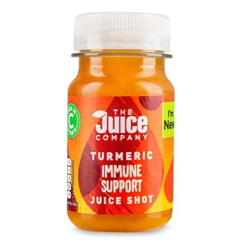 Turmeric Immune Support Juice Shot Ml The Juice Company Aldi Ie