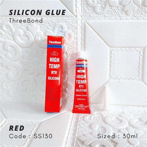 Promo Threebond Gasket Silicone Sealant High Temp Rtv Silicone Red Gram Diskon Di Seller