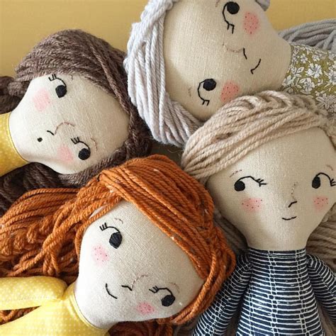 Cloth Dolls Handmade Handmade Toys Doll Crafts Diy Doll Stuffed