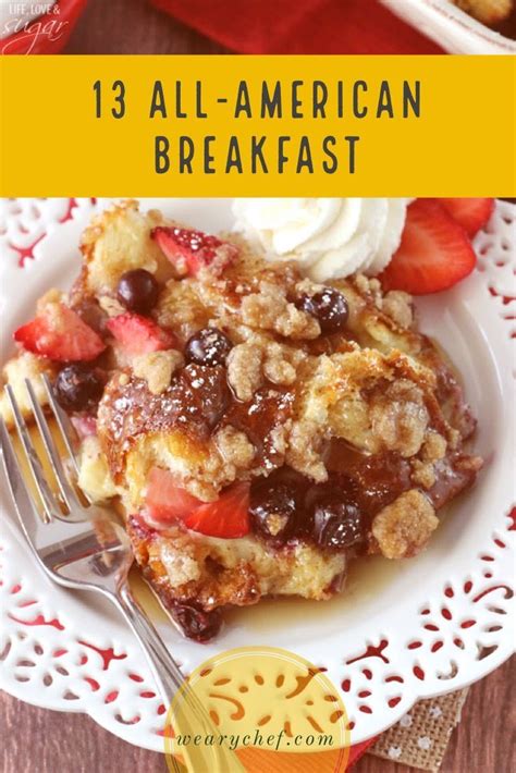 13 All American Breakfast Recipes Breakfast American Breakfast Easy