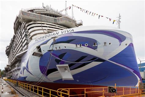 Norwegian Cruise Line Celebrates Float Out Of Norwegian Viva