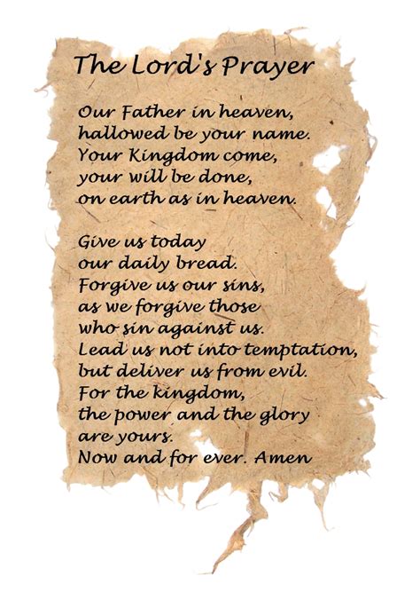 The Lords Prayer Posters