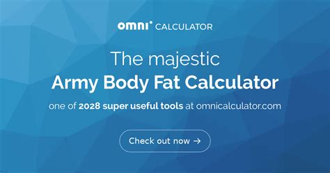 Army Body Fat Calculator