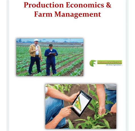 Production Economics And Farm Management Pdf Books Free Downoad