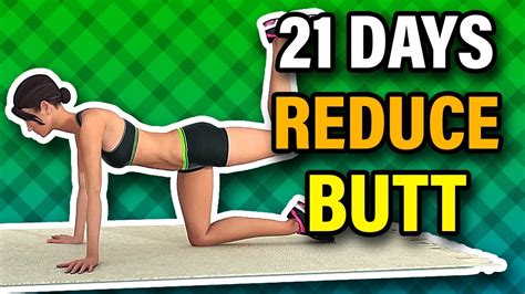 Days To Reduce Butt Size Home Workout Youtube