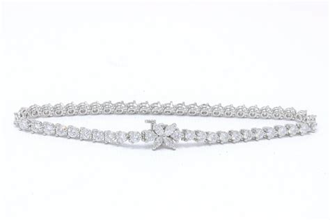 Shop for women's tennis bracelets at amazon.com. Tiffany and Co Victoria Rounds and Marquises Diamond ...