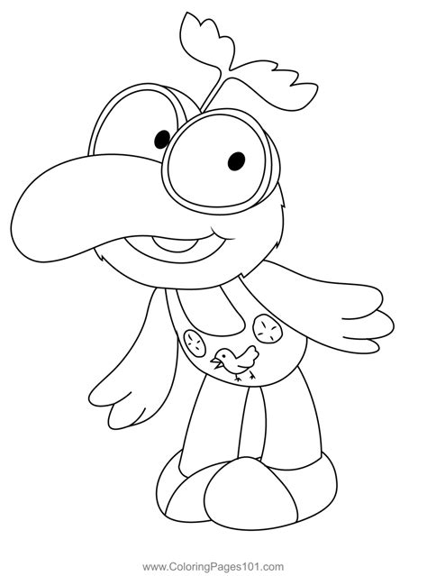 Muppet Babies Gonzo Coloring Page For Kids Free Muppet Babies