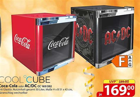 cool cube coca cola oder ac oder dc cc 165 202 angebot bei famila
