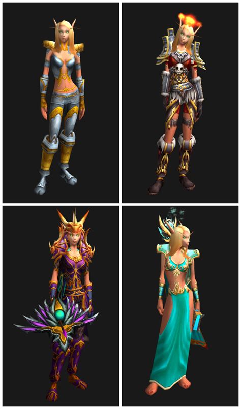Explore Female Character Designs In World Of Warcraft
