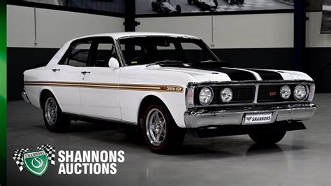 1971 Ford Falcon XY GT HO Phase III Sedan 2022 Shannons Winter Timed