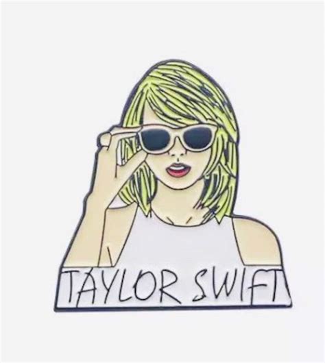 Taylor Swift Pin Badge Etsy Uk