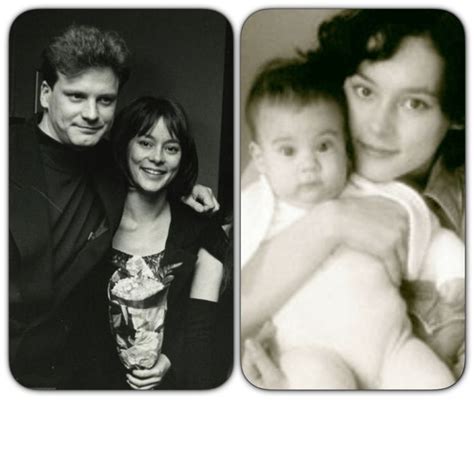 Colin Firth And Meg Tilly And Son Will Colin Firth Firth Celebrity Couples