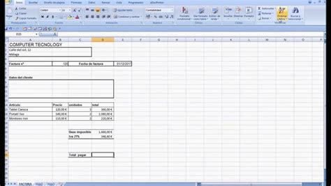 Aprende A Realizar Facturas En Excel De Una Manera Fácil Youtube