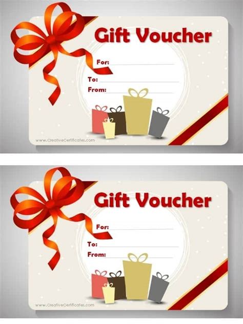 Free Printable Voucher Template