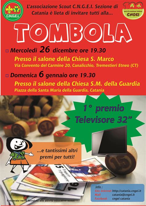 TOMBOLA SCOUT | CNGEI Catania