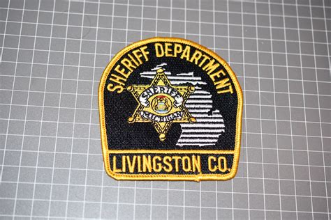 Livingston County Michigan Sheriffs Department Patch B2 Etsy