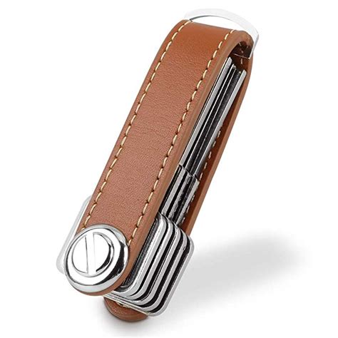 Compact Key Holder Leather Keychain Bosiwee Smart Key