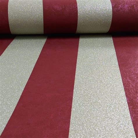 Red And Gold Carat Glitter Stripe Wallpaper Ps 13346 80 Striped Wallpaper Striped Wallpaper