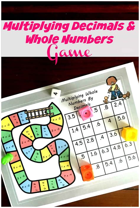 Free No Prep Game For Multiplying Decimals And Whole Numbers