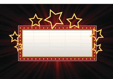 Royalty Free Movie Marquee Clip Art Vector Images And Illustrations Istock