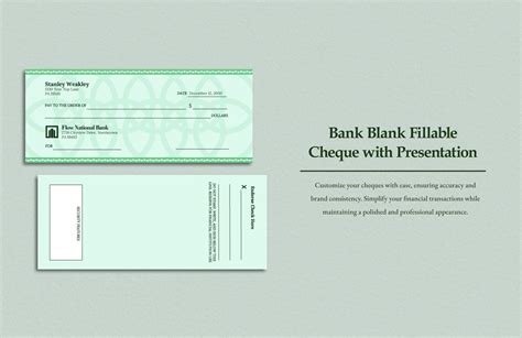 Blank Check Template Doc Psd Pdf Vector Formats