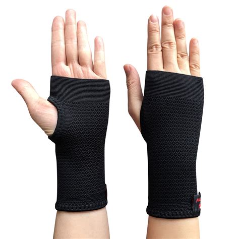 1 Pair Kuangmi Carpal Tunnel Wrist Support Sports Wristband Compression