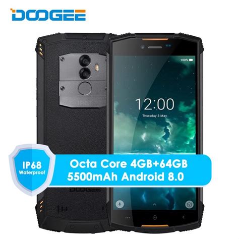 Doogee S55 4g Lte Dual Sim Ip68 Smartphone Android 80 Octa Core 4g64g