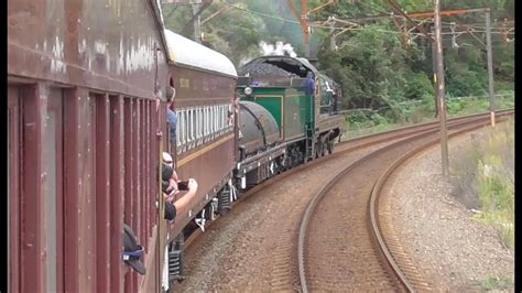 Australian Trains The Steamfest Flyer Along The Hawkesbury Youtube