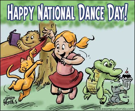 April 29 is international dance day. Swampy's #Florida says Happy National Dance Day! - Swampy ...