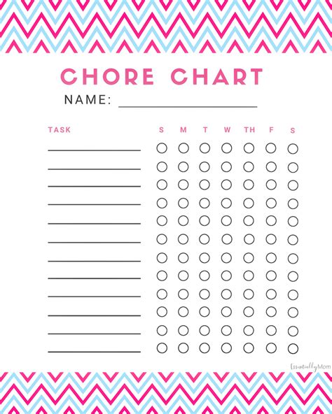 Best Kids Chore Ideas For Ages 5 12 And Free Printable Kids Chore Chart
