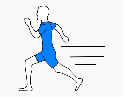 Fast Clipart Running Man Draw A Running Man Hd Png Download Kindpng