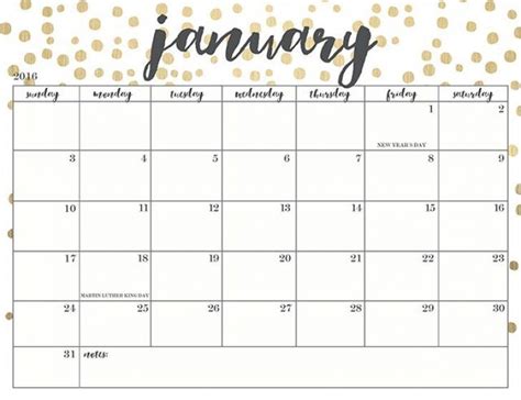 Binding your cute printable calendar 2021. January 2019 Cute Calendar | Monthly calendar template ...