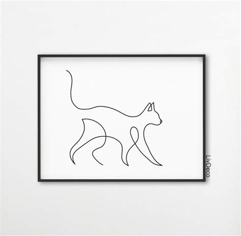 Abstract Cat Drawing At Explore Collection Of
