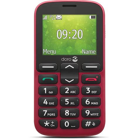 Doro 1380 Red Mobile Phone And Smartphone Ldlc 3 Year Warranty