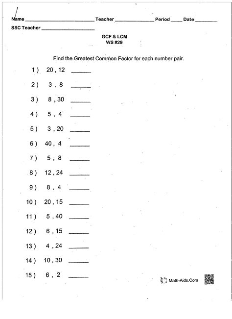 Https://tommynaija.com/worksheet/6th Grade Math Worksheet