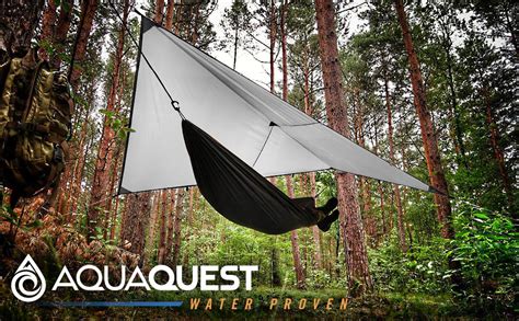 Aqua Quest Guide Tarp 100 Waterproof Ultralight Ripstop Sil Nylon Backpacking Rain Fly