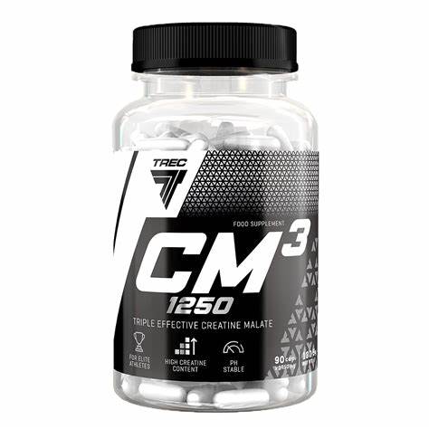 Купить Креатин-малат Creatine Malate CM3 1250 90 кап Trec Nutrition в Картинка - Купить Креатин-малат Creatine Malate CM3 1250 90 кап Trec Nutrition в